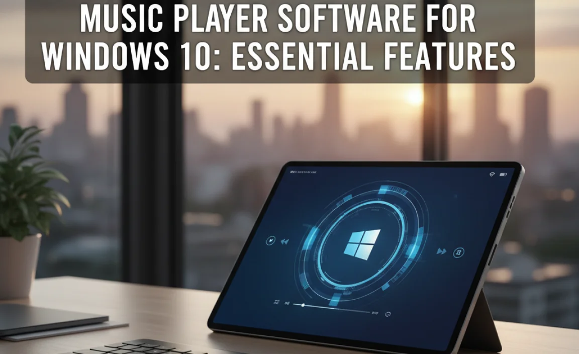 Music Player Software for Windows 10: Essential Features