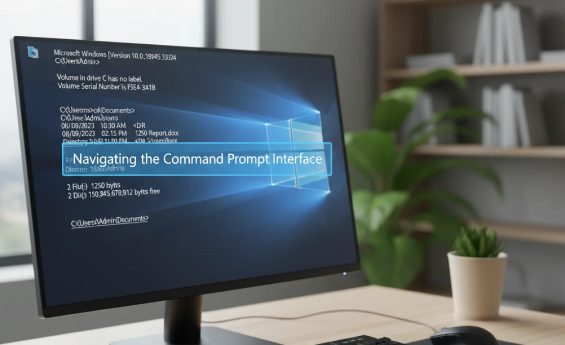 Navigating the Command Prompt Interface