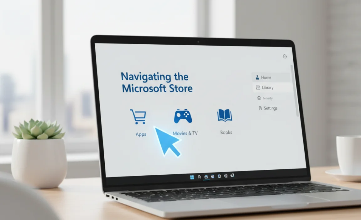 Navigating the Microsoft Store