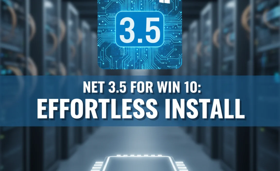Net 3.5 for Win 10: Effortless Install