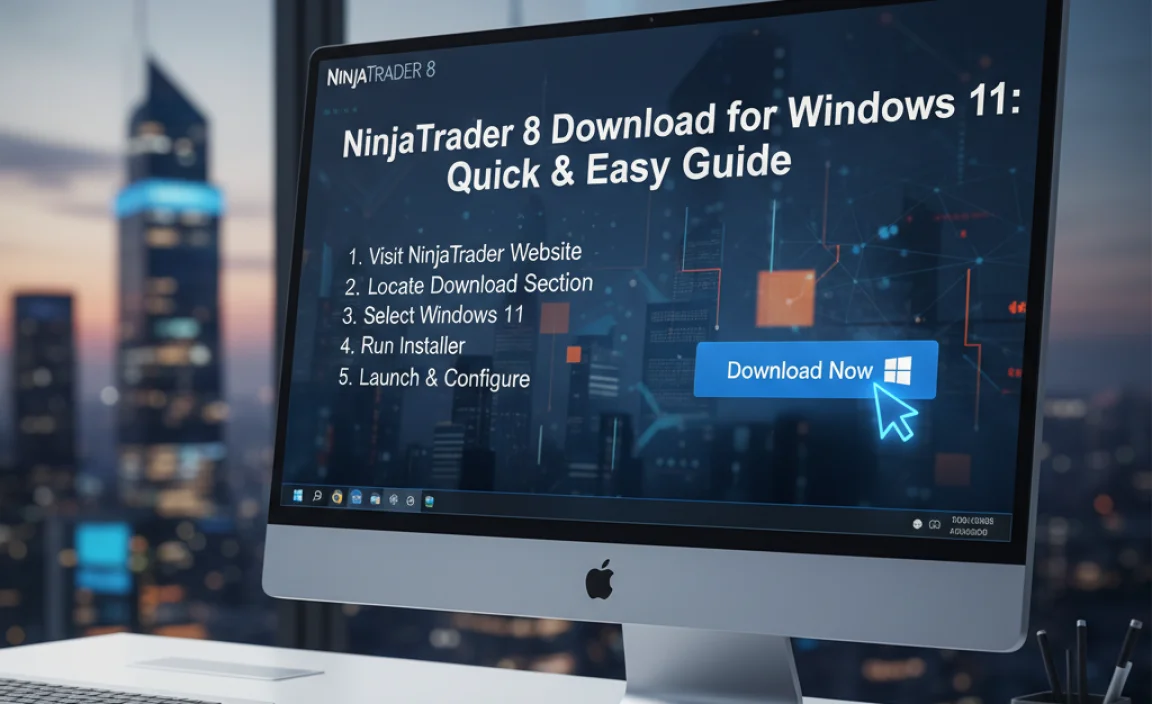 NinjaTrader 8 Download for Windows 11