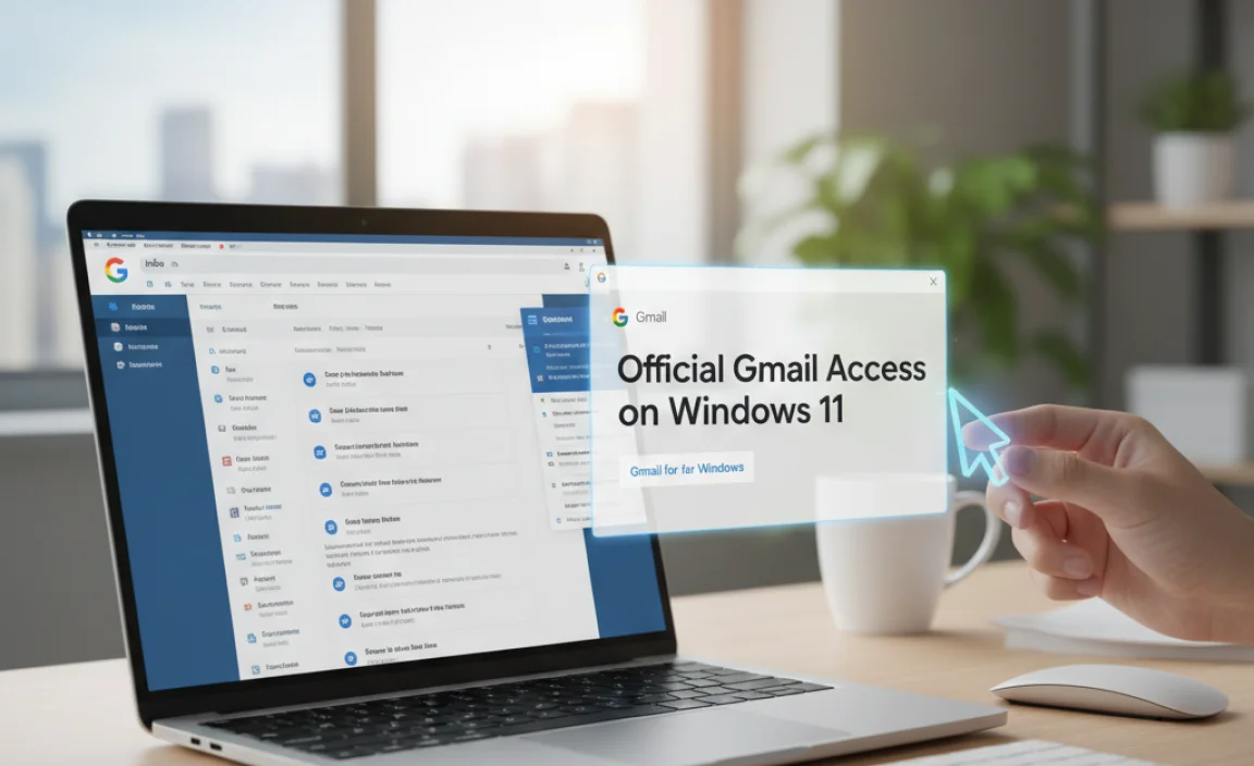 Official Gmail Access on Windows 11