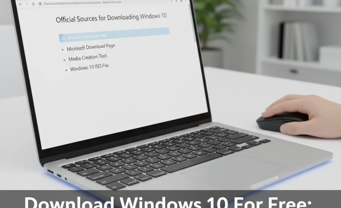 Official Sources for Downloading Windows 10