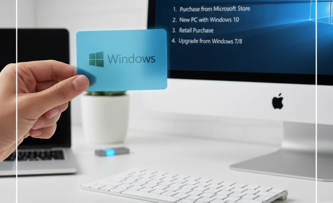 Official Ways to Obtain a Windows 10 Product Key