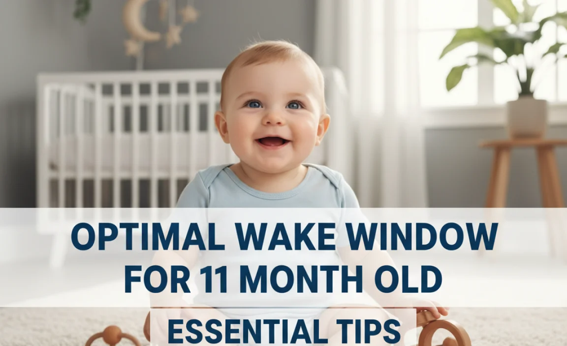 Optimal Wake Window For 11 Month Old: Essential Tips