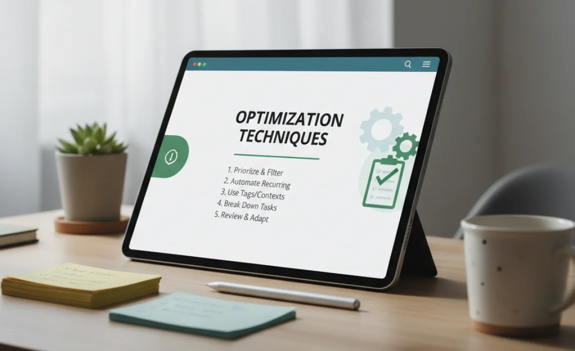 Optimization Techniques for Task Managers