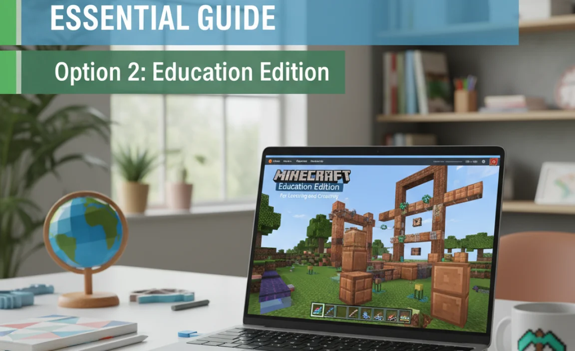 Option 2: Minecraft Education Edition (For Learning and Creativity)