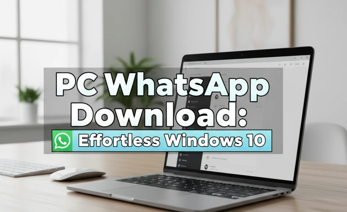 PC WhatsApp Download: Effortless Windows 10