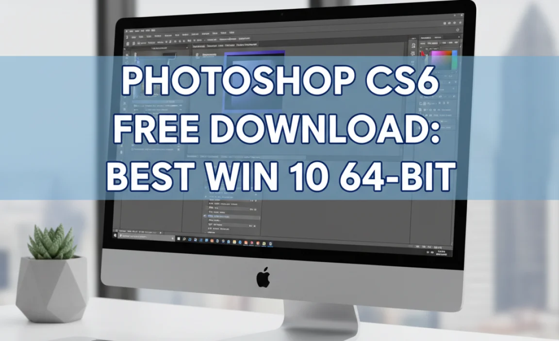 Photoshop CS6 Free Download: Best Win 10 64-Bit