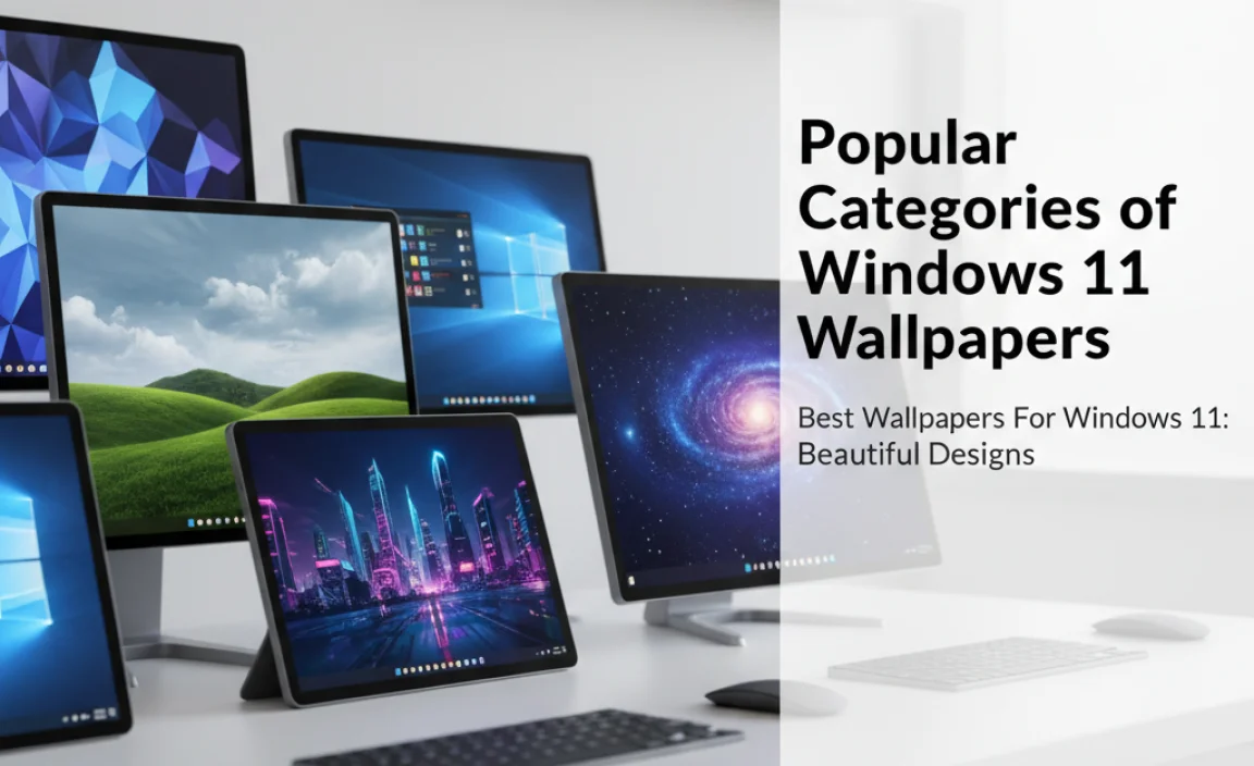 Popular Categories of Windows 11 Wallpapers