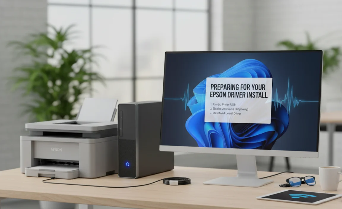 Preparing for Your Epson Driver Install