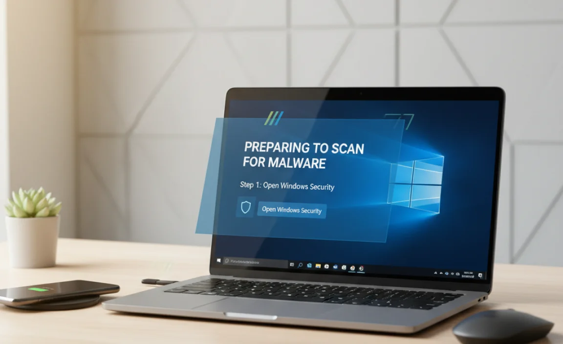Preparing to Scan for Malware