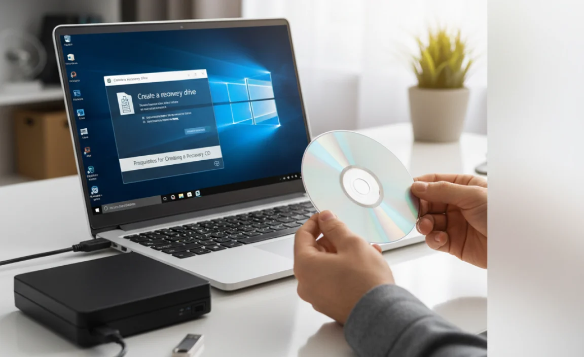 Prerequisites for Creating a Recovery CD