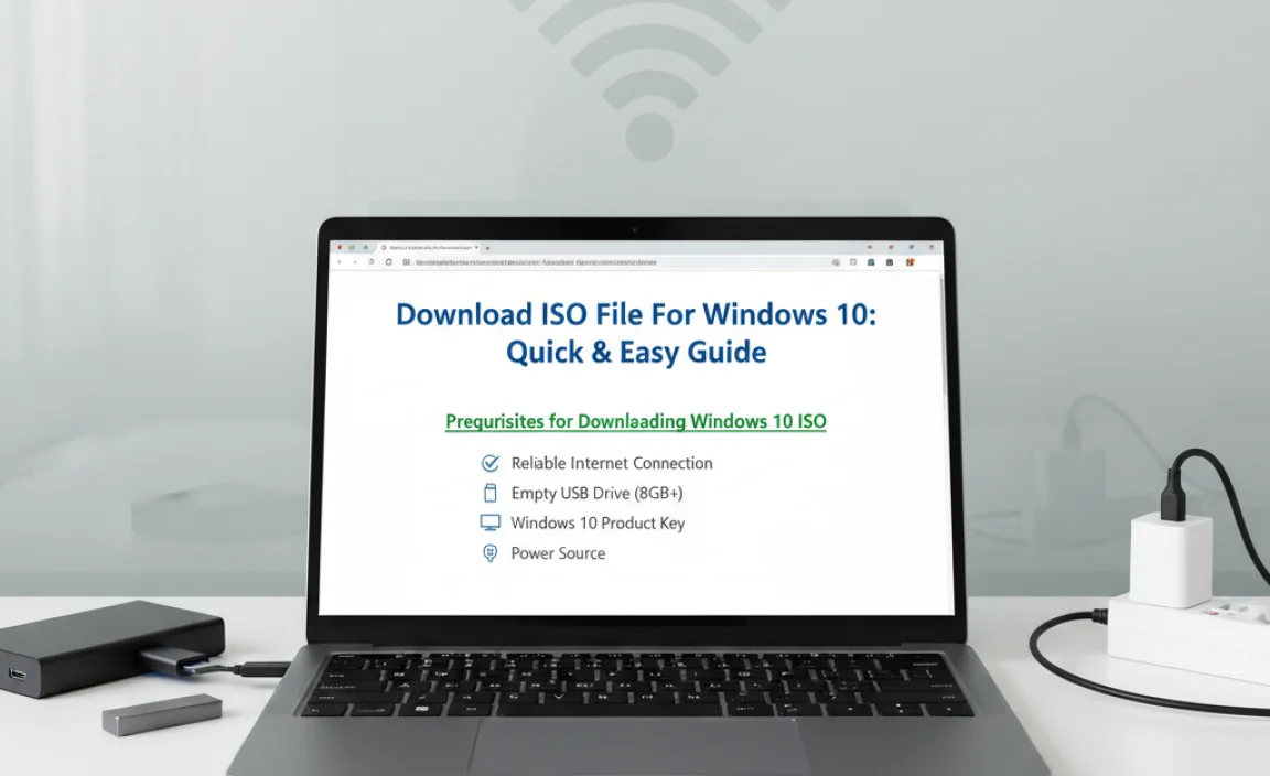 Prerequisites for Downloading Windows 10 ISO
