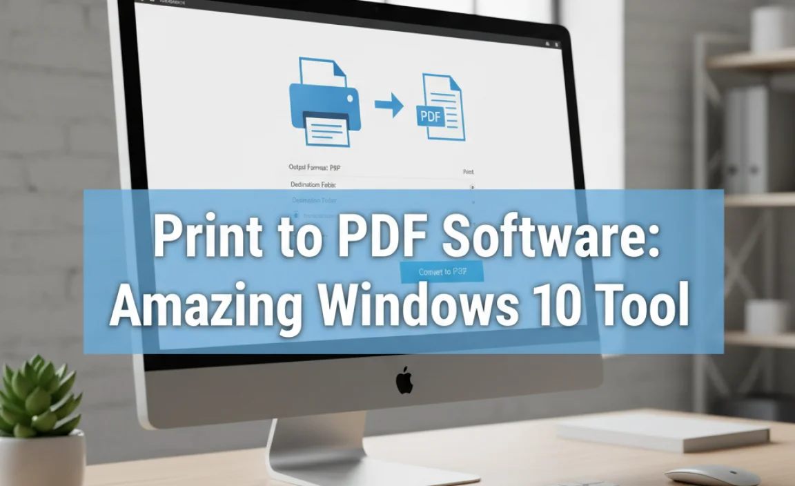 Print to PDF Software: Amazing Windows 10 Tool