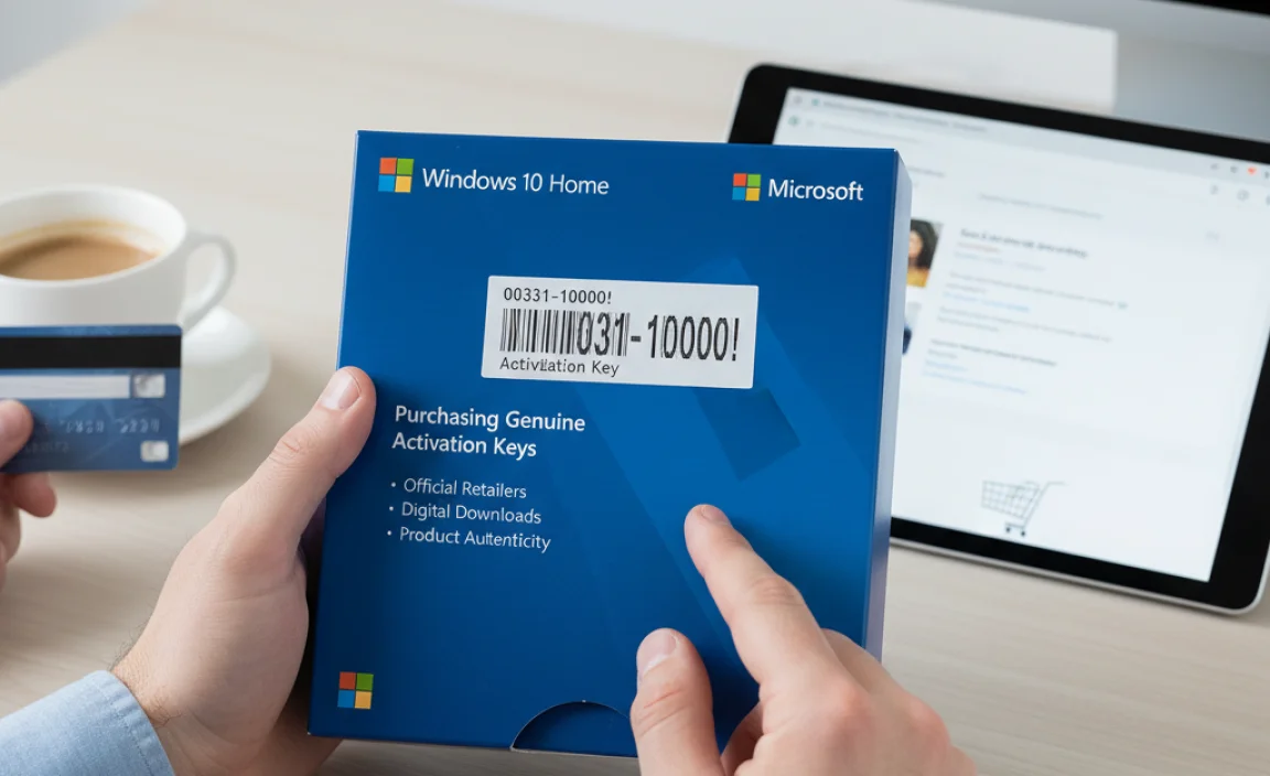 Purchasing Genuine Activation Keys