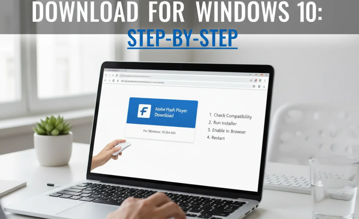 Quick Adobe Flash Download For Windows 10: Step-By-Step