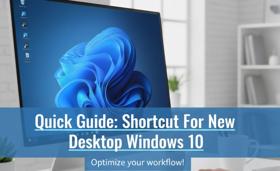 Quick Guide: Shortcut For New Desktop Windows 10