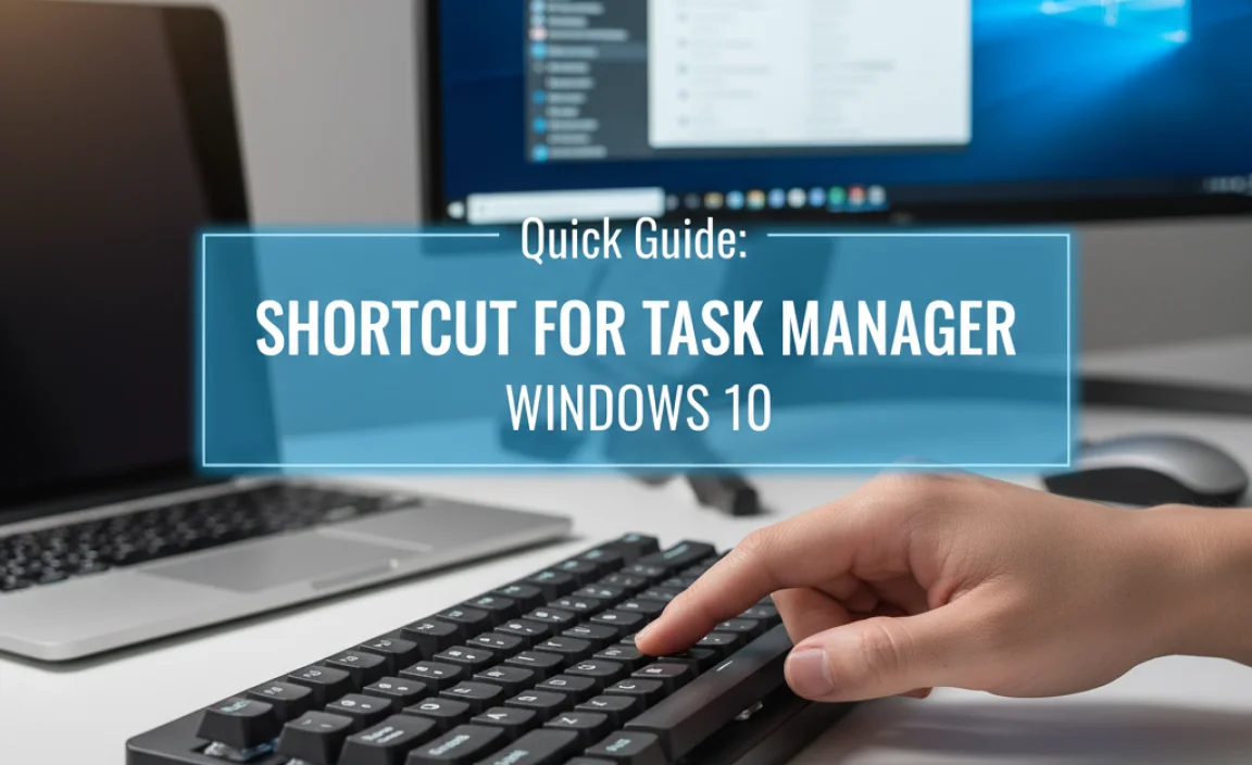 Quick Guide: Shortcut For Task Manager Windows 10