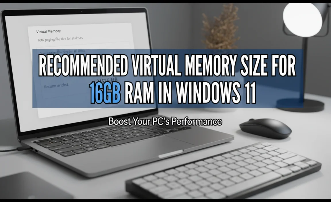 Recommended Virtual Memory Size For 16Gb Ram In Windows 11