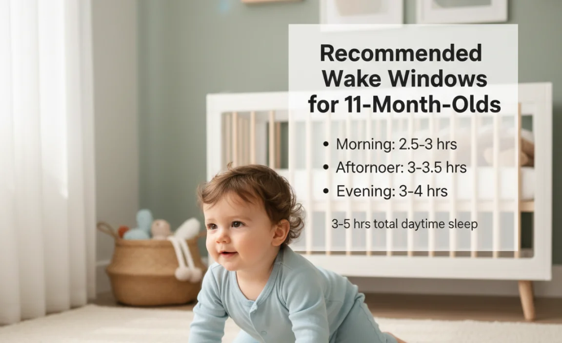 Recommended Wake Windows for 11-Month-Olds