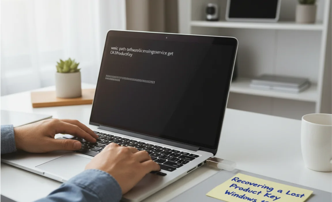 Recovering a Lost Product Key