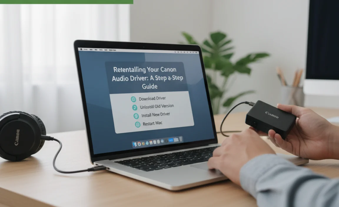 Reinstalling Your Canon Audio Driver: A Step-by-Step Guide