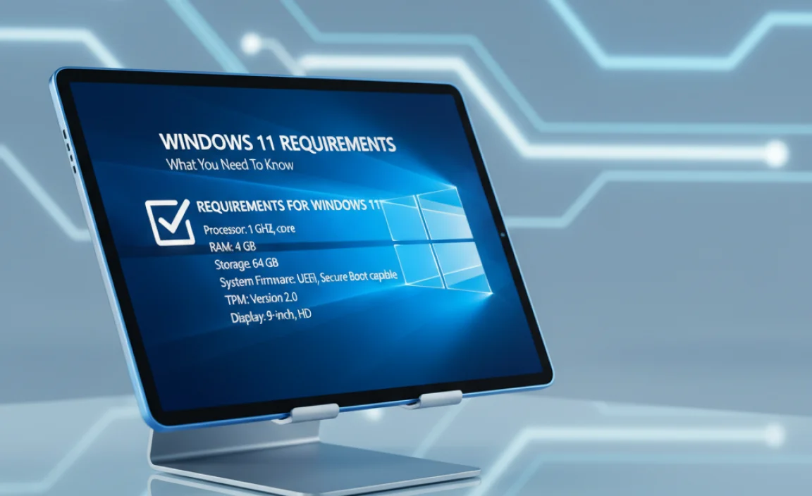 Requirements for Windows 11