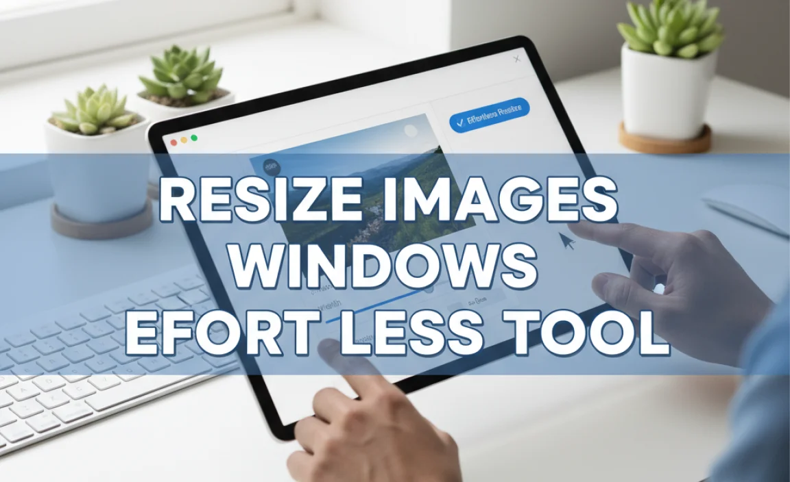 Resize Images Windows Effortless Tool