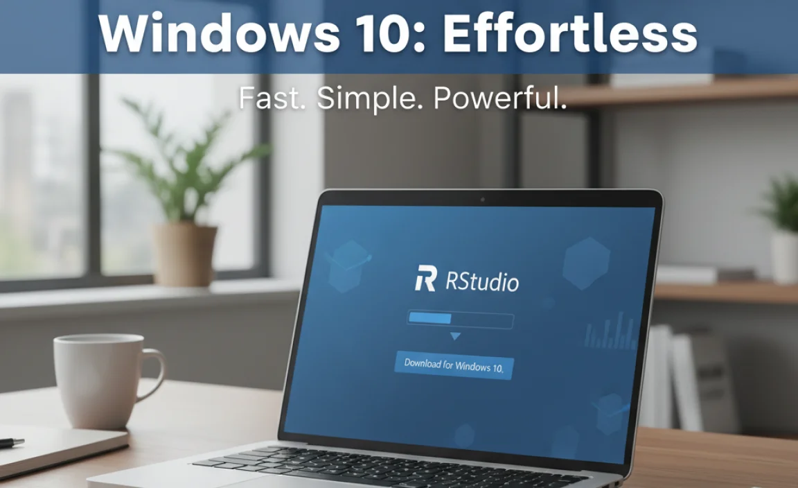 RStudio Download for Windows 10: Effortless