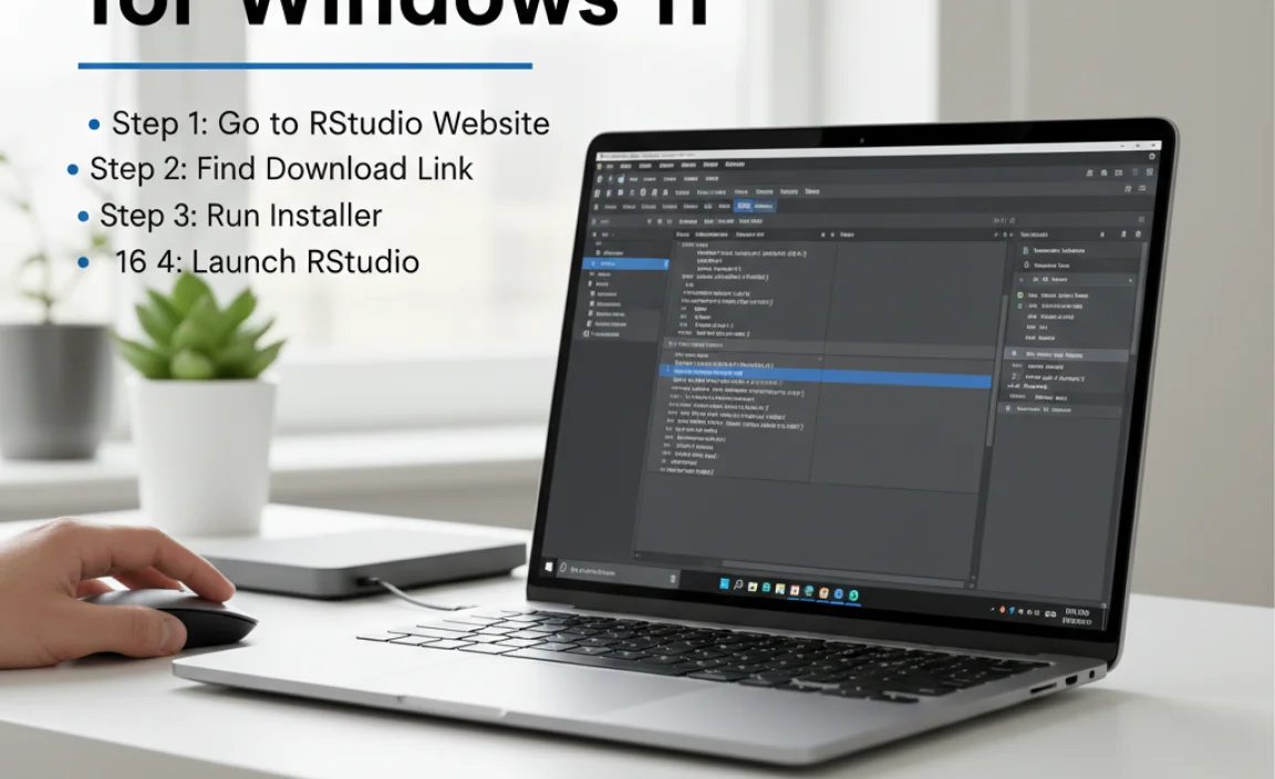 RStudio Download for Windows 11