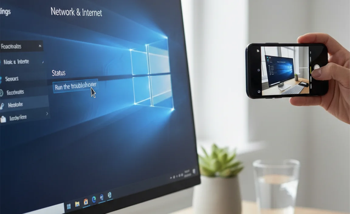 Run the Network Troubleshooter