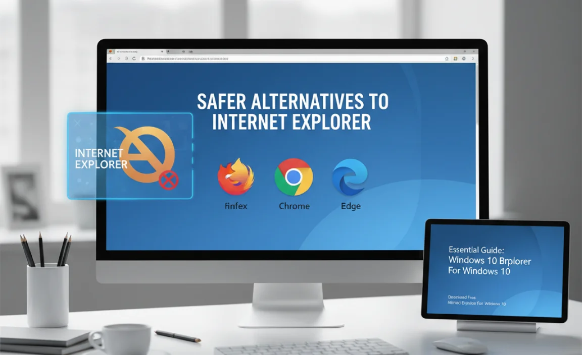 Safer Alternatives to Internet Explorer