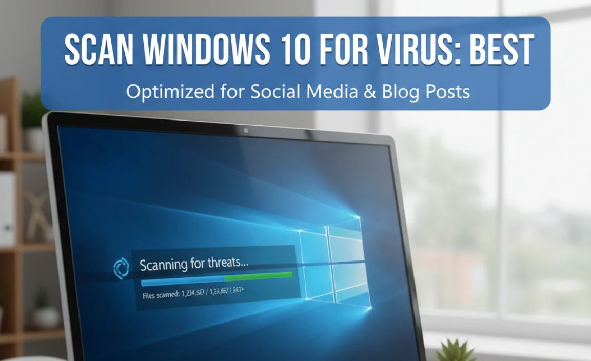 Scan Windows 10 for Virus: Best