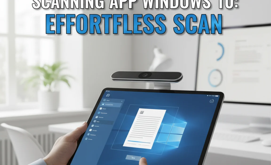 Scanning App Windows 10: Effortless Scan