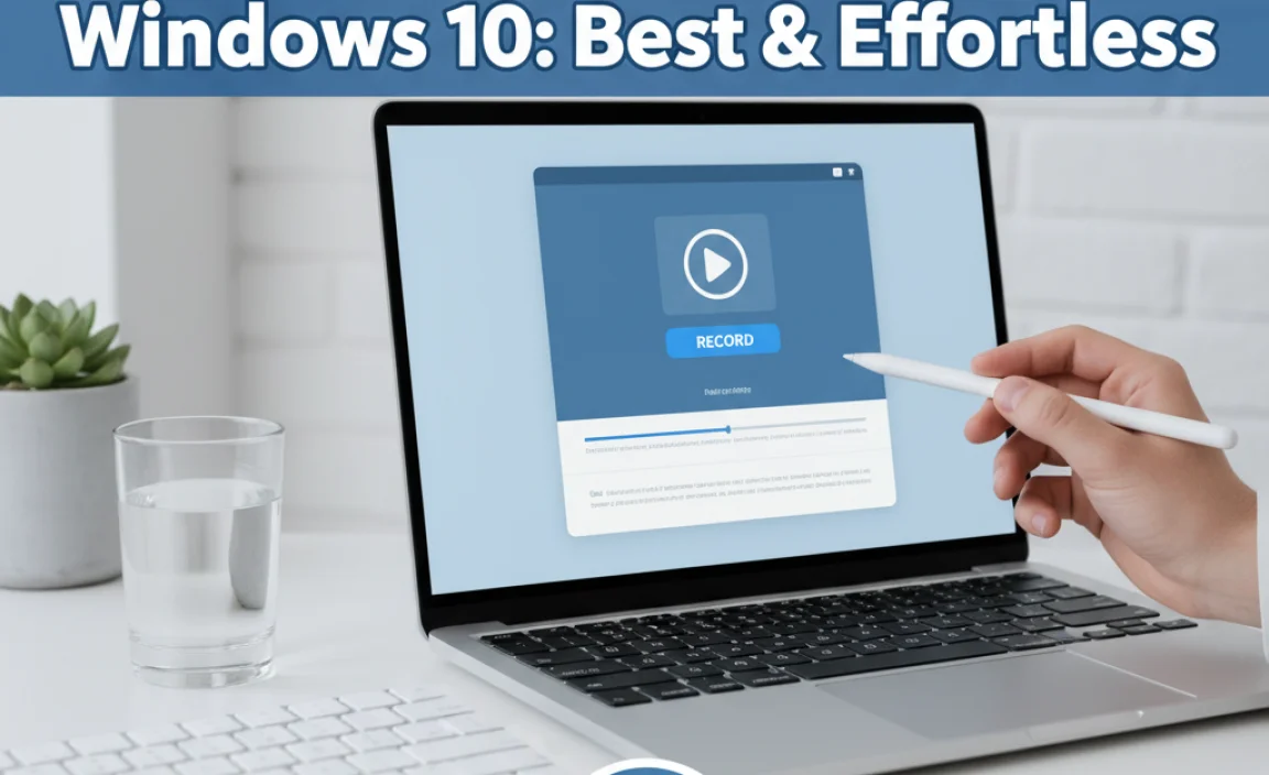 Screen Recorder Windows 10: Best & Effortless