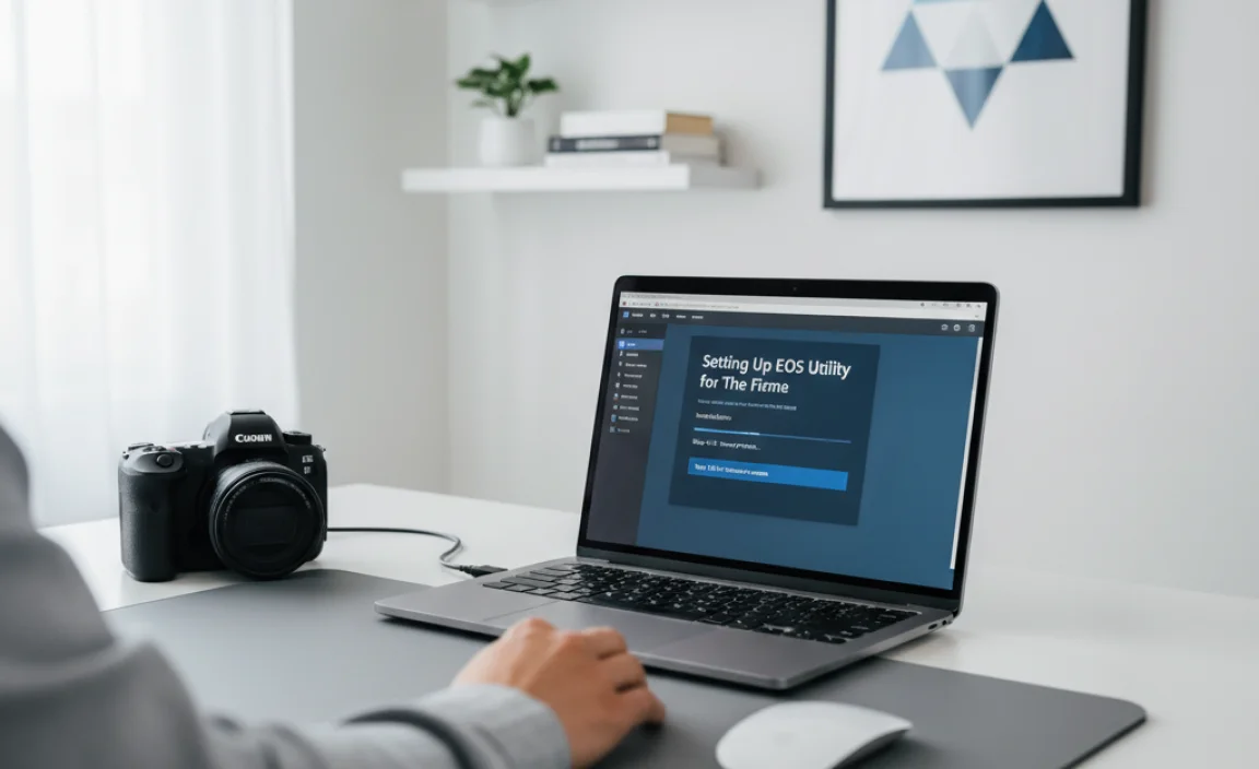 Setting Up EOS Utility for the First Time