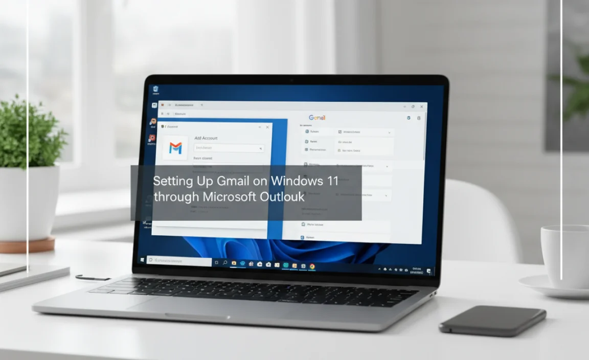 Setting Up Gmail on Windows 11 through Microsoft Outlook