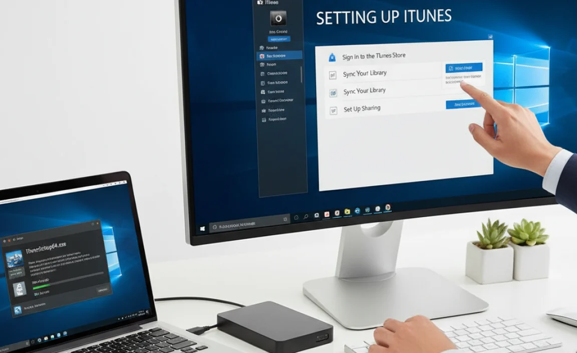 Setting Up iTunes After Installation
