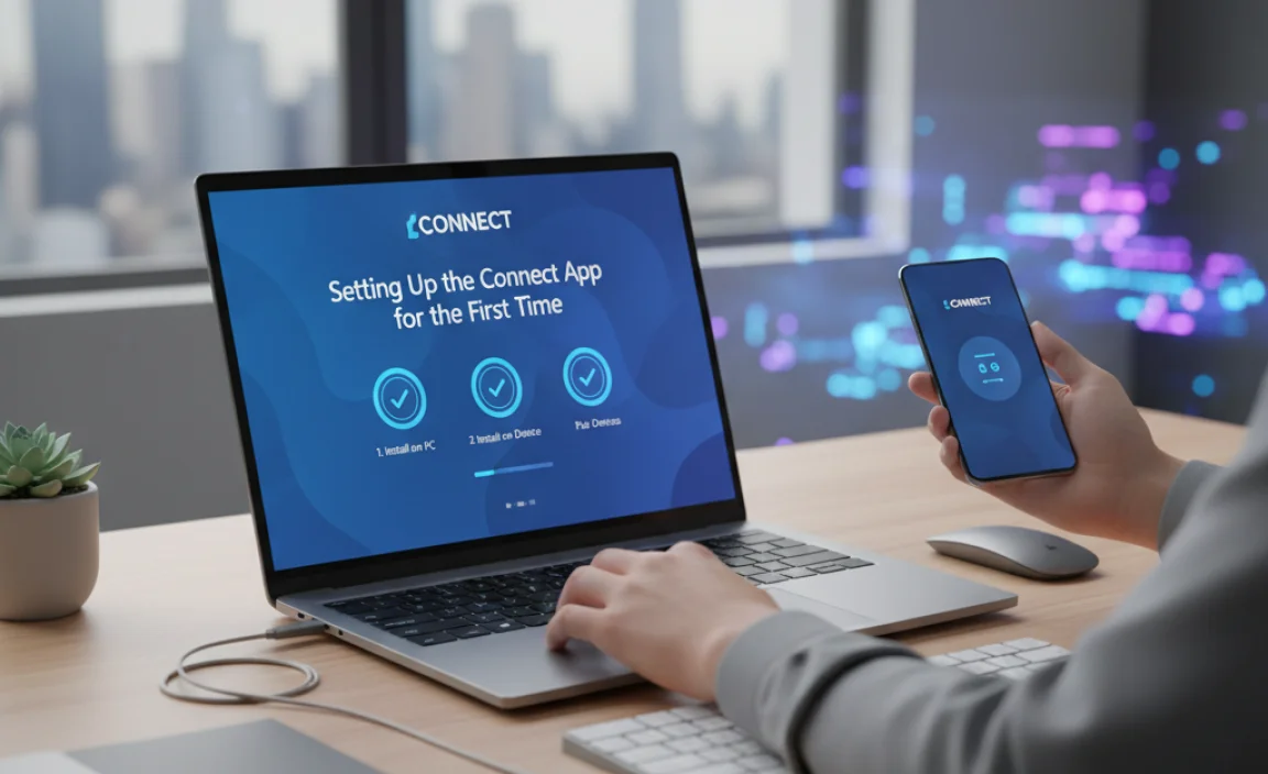 Setting Up the Connect App for the First Time
