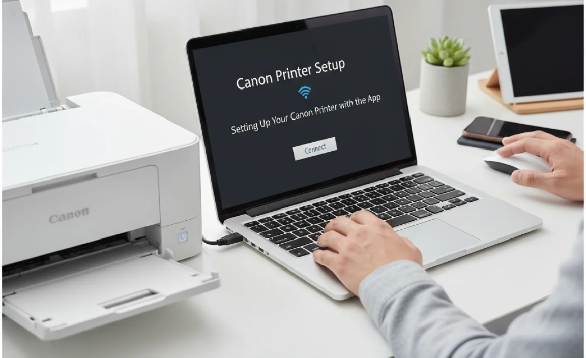 Setting Up Your Canon Printer with the App