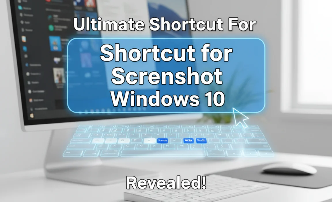 Shortcut for Screenshot Windows 10