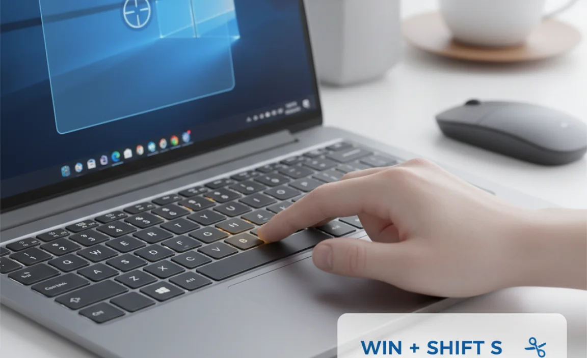 Shortcut for Snipping Tool Windows 10