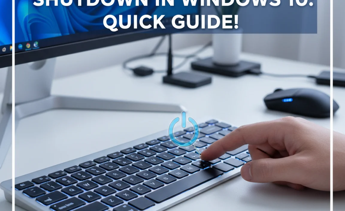 Shortcut Key For Shutdown In Windows 10: Quick Guide!