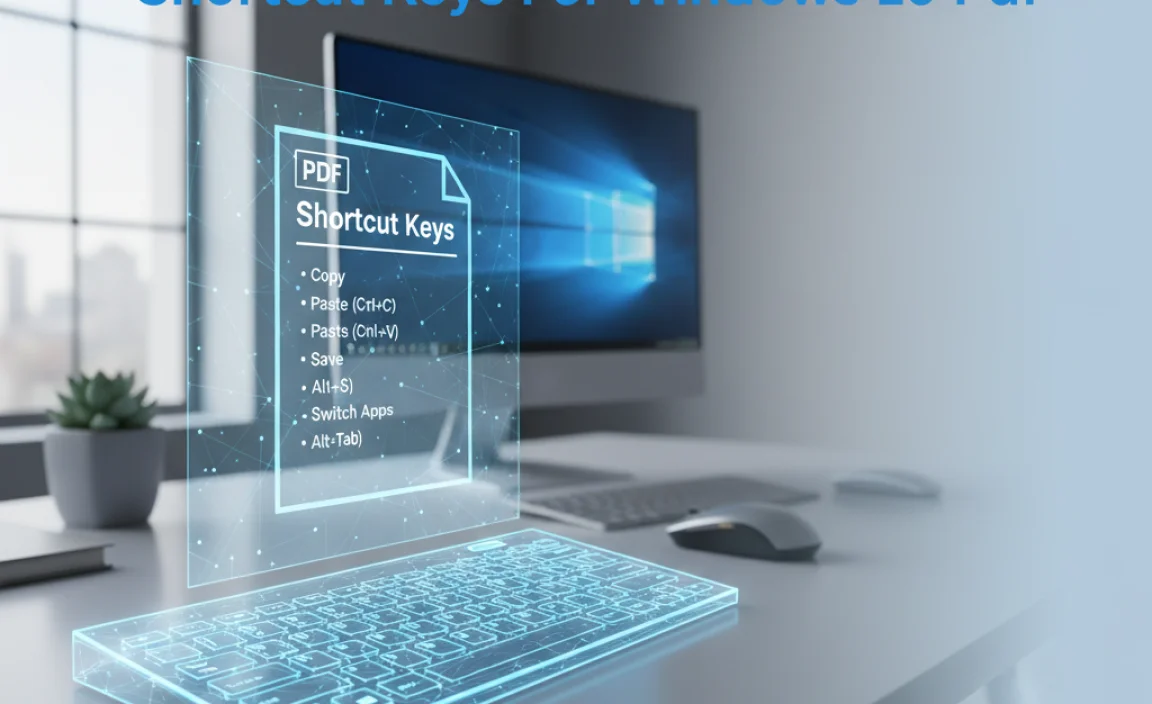 Shortcut Keys for Windows 10 PDF