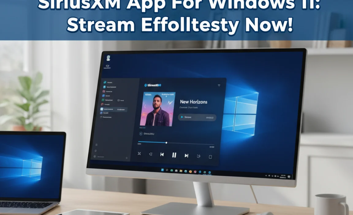 Siriusxm App For Windows 11: Stream Effortlessly Now!