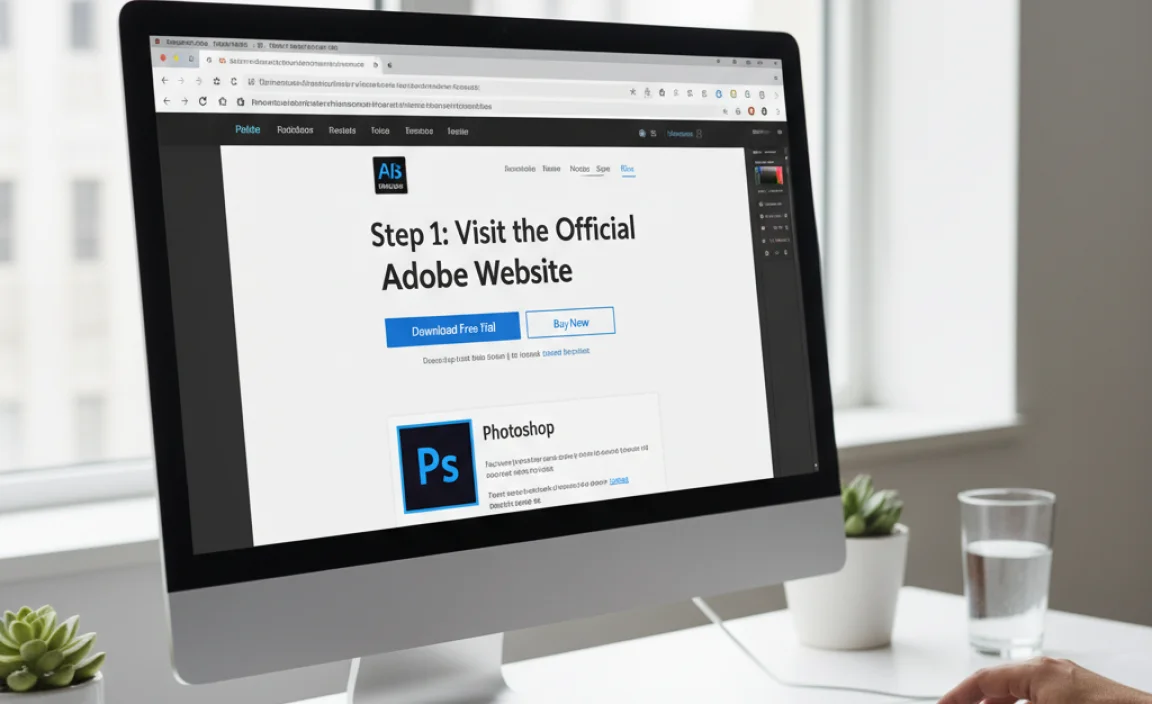 Step 1: Visit the Official Adobe Website