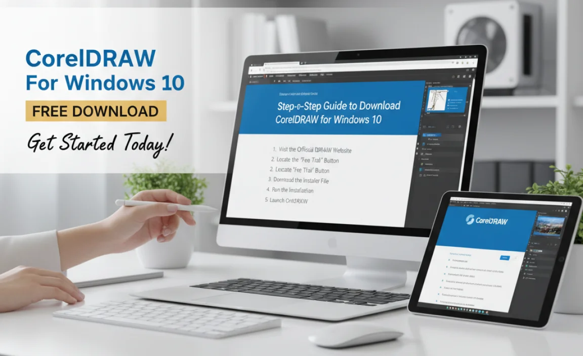 Step-by-Step Guide to Download CorelDRAW for Windows 10