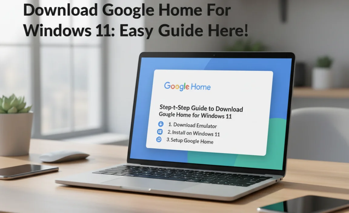 Step-by-Step Guide to Download Google Home for Windows 11