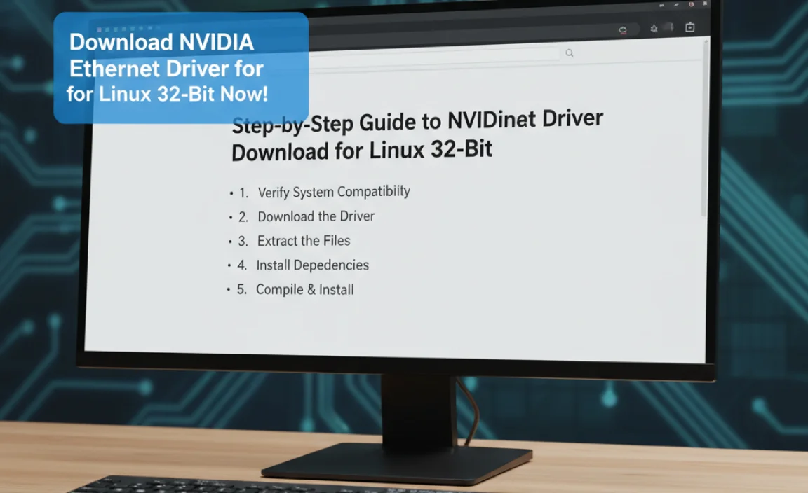Step-by-Step Guide to nvidia ethernet driver download for linux 32 bit